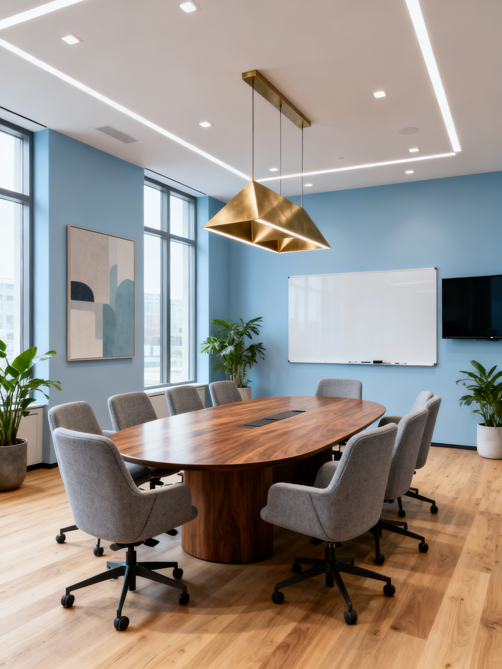 After — Redesigned Conference Room